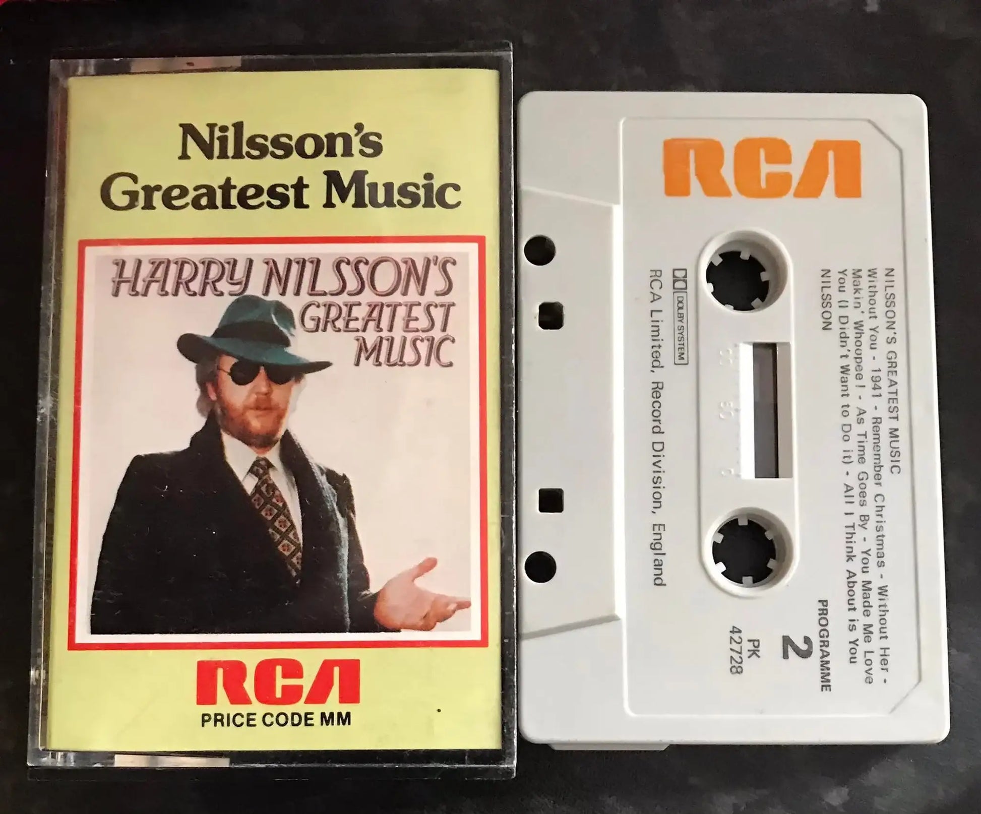 HARRY NILSSON, Nilsson's Greatest Music Album. RCA 1973, Vintage Cassette Magretro