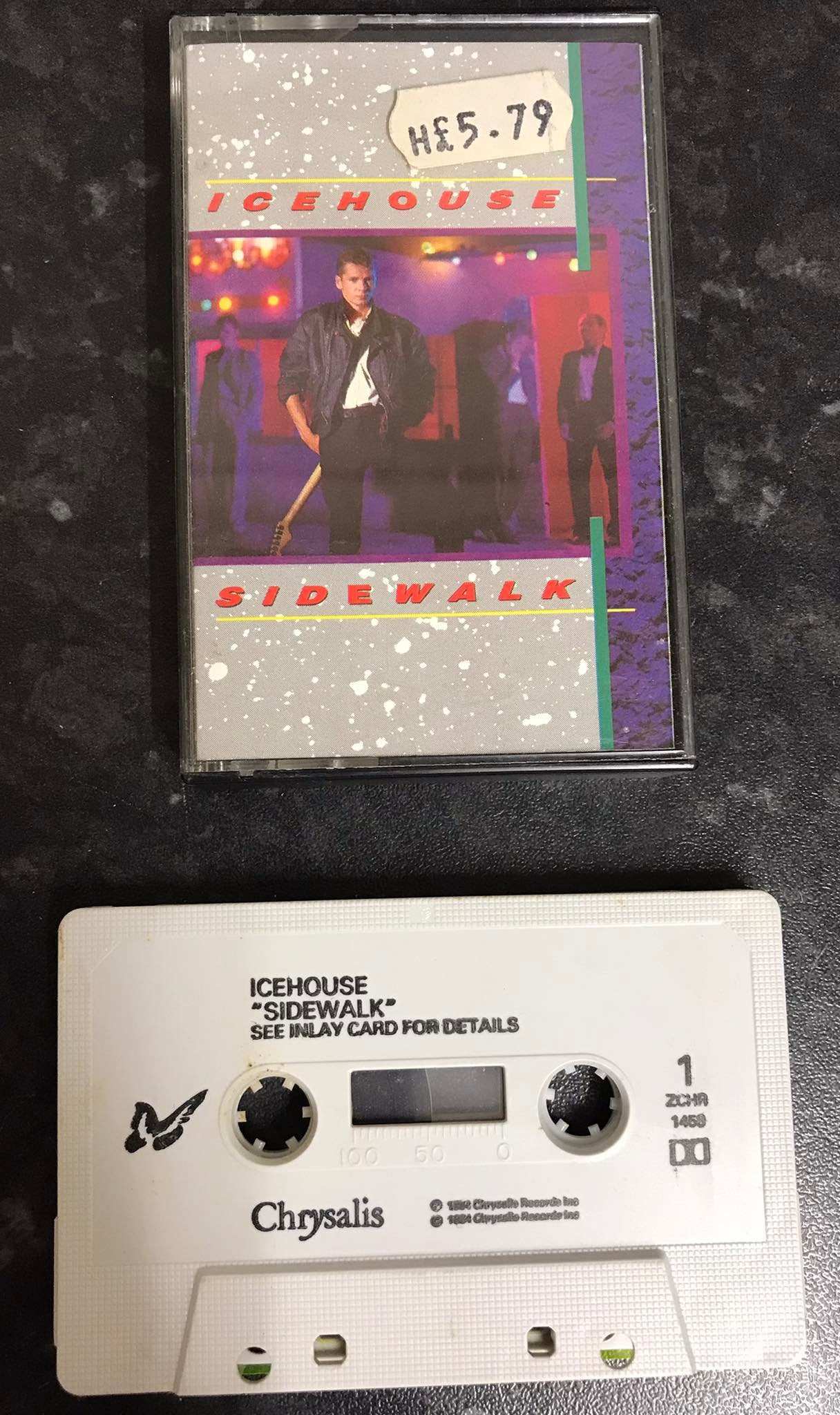 Icehouse, Sidewalk Album, Chrysalis, ZCHR 1458, Vintage Cassette Magretro