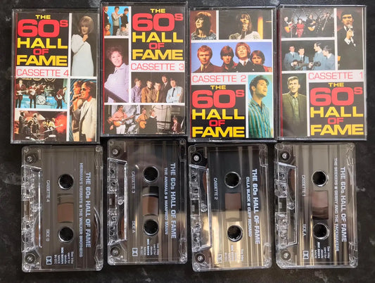 The 60's Hall Of Fame, 4 Tape Set, Reader's Digest, RDC 92051, Vintage Cassette Magretro