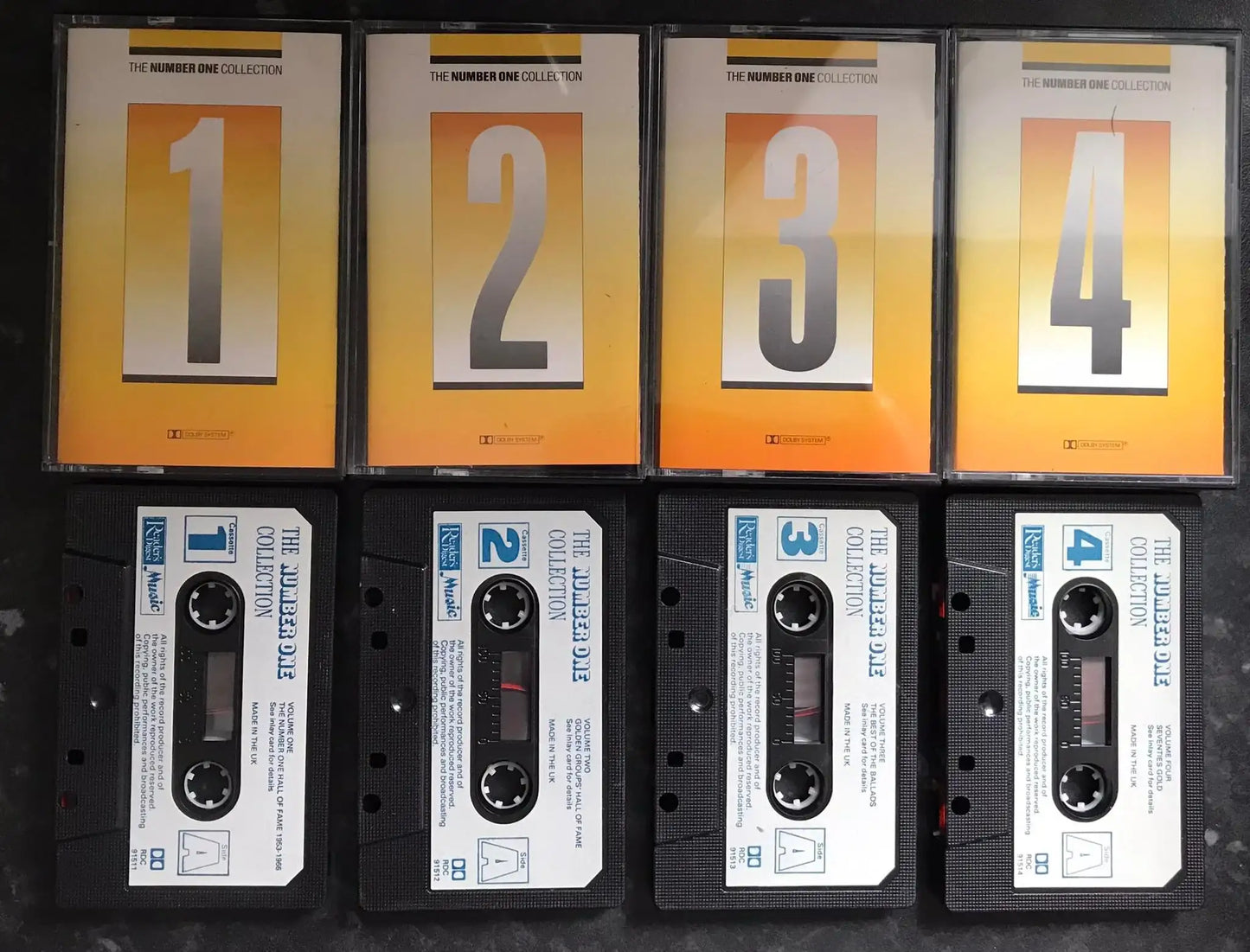 The Number One Collection, 4 Tape Set, RDC 9151, Reader's Digest, CONE-A-092 Magretro