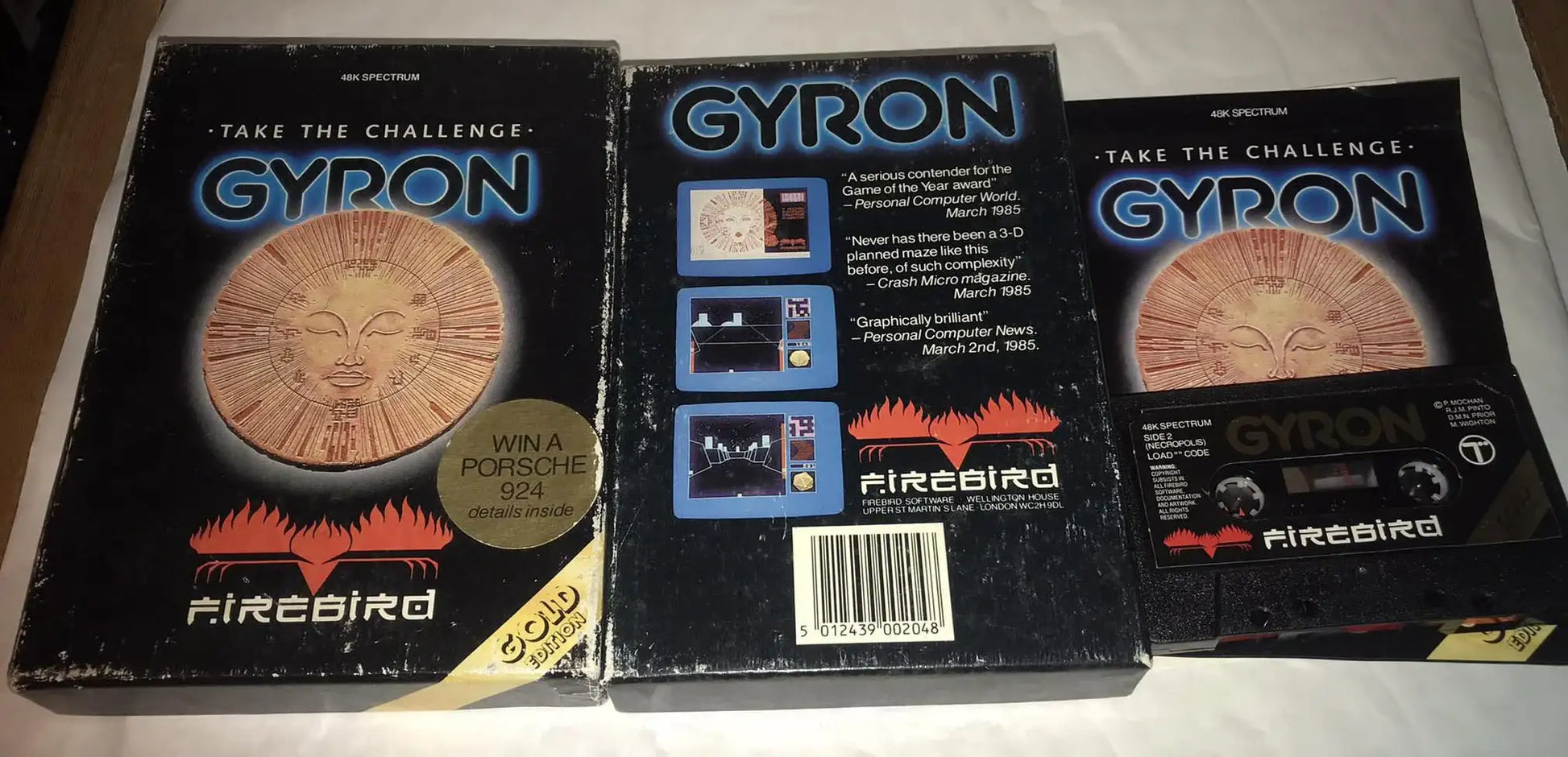 Gyron, ZX Spectrum by Firebird Magretro
