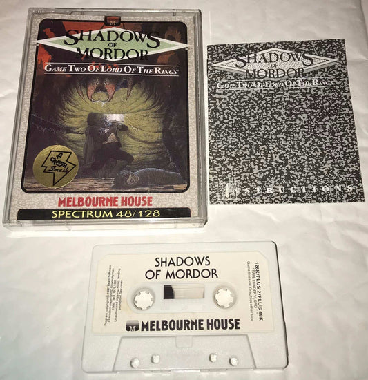 Shadows of Mordor, ZX Spectrum game by Melbourne House (RARE), WORKING Magretro