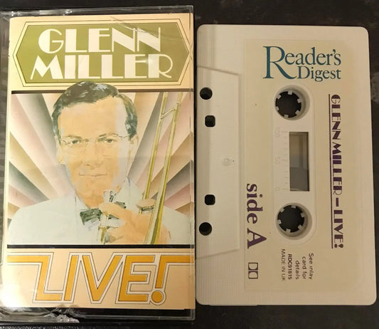 Glenn Miller Live Album, Readers Digest, rdc 91815, Vintage Cassette Magretro