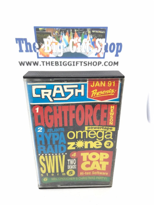 CRASH, Magazine tape January 1991 Tape One, ZX Spectrum Magretro
