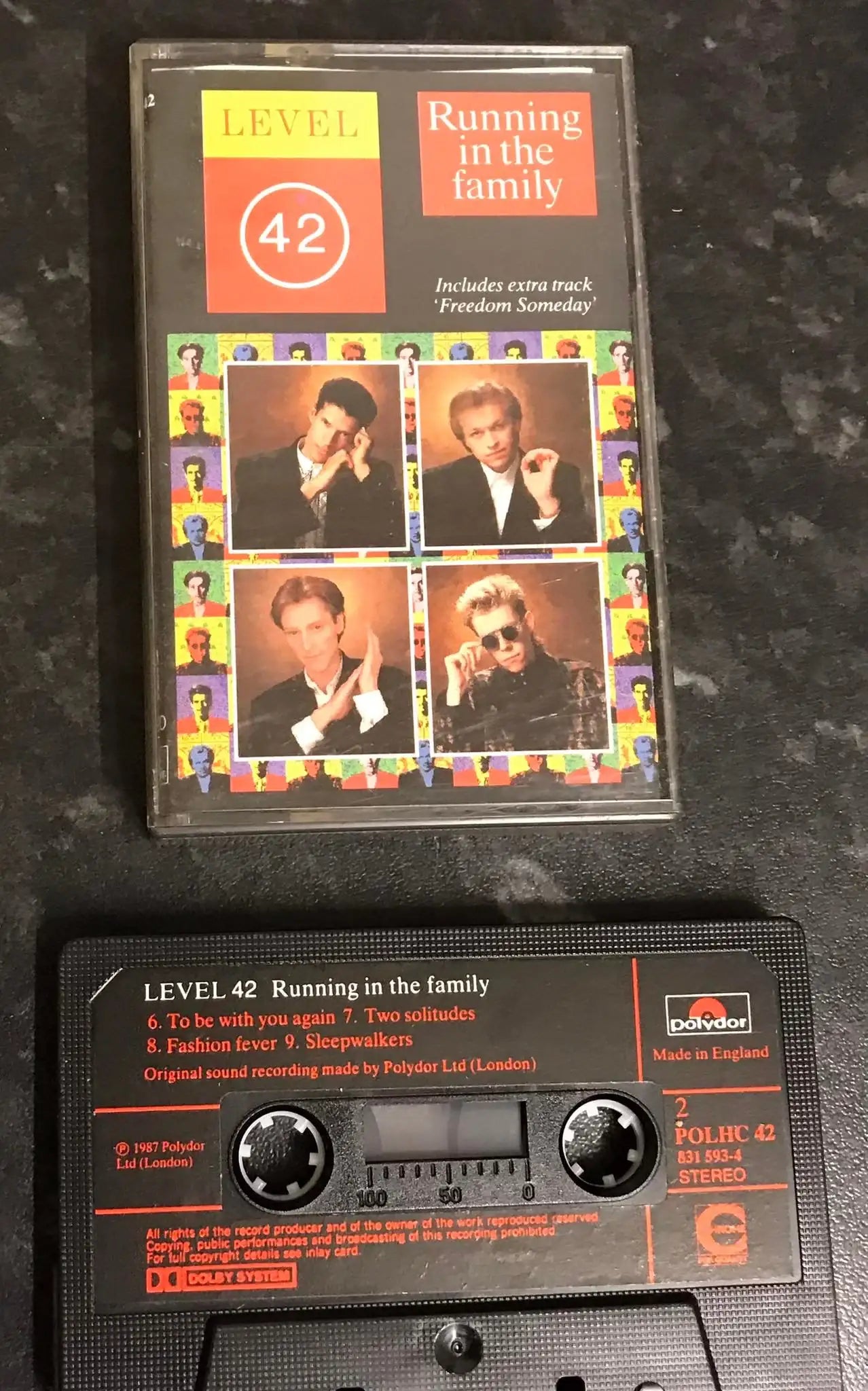 Level 42, Running In The Family Album, Polydor, POLHC 42 Magretro
