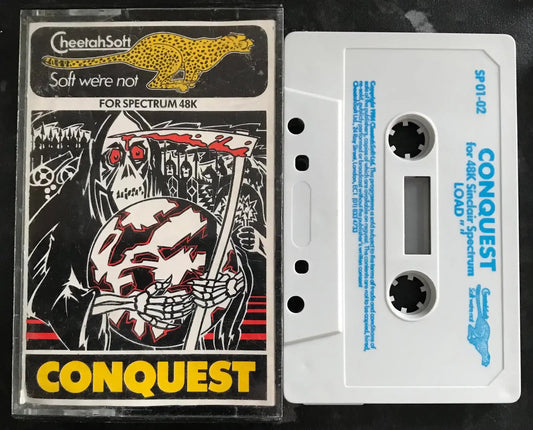 CONQUEST, ZX Spectrum, Released by Cheetah Software, WORKING, RARE Magretro