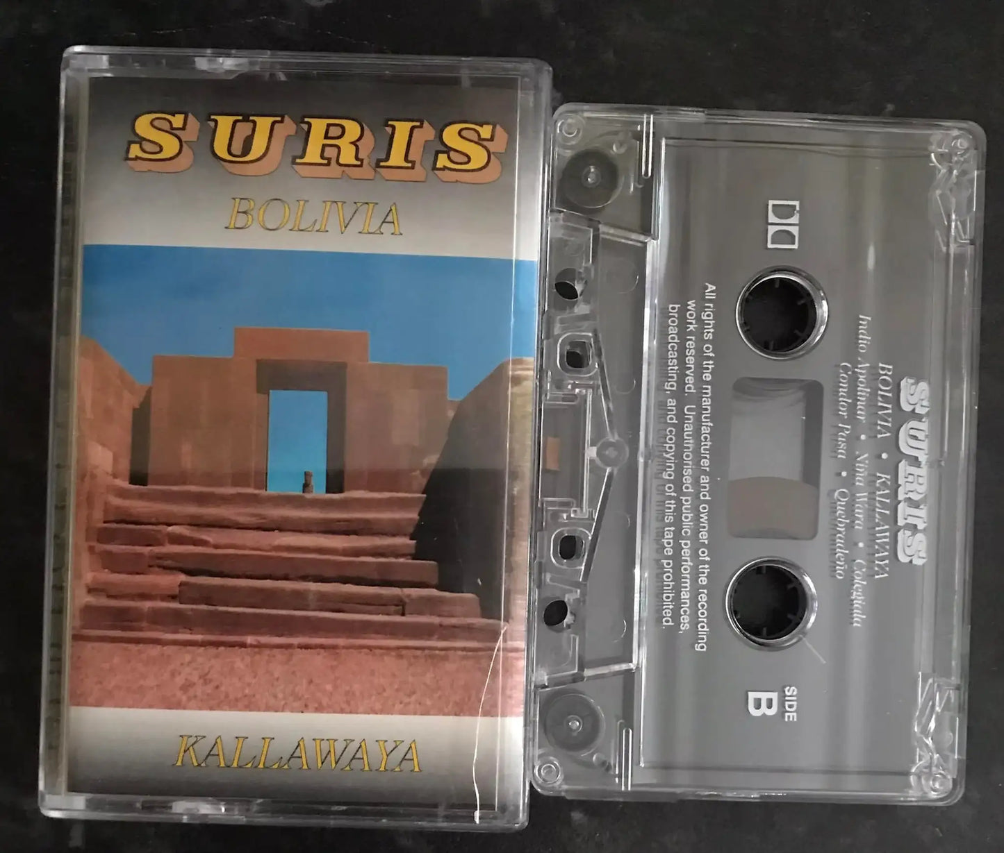 Suris, Bolivia, Kallawaya Vol 1 Album, Vintage Cassette Magretro