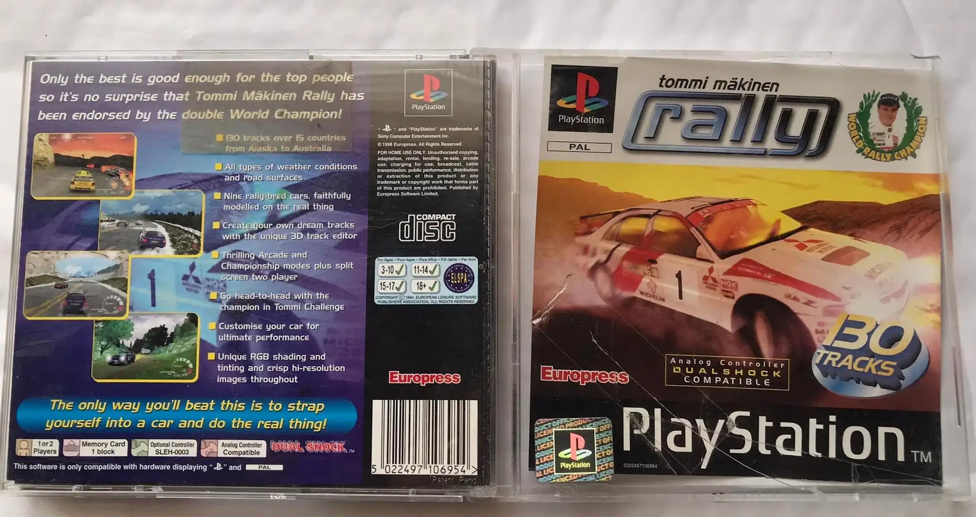 tommi makinen rally, Playstation 1 Game Magretro
