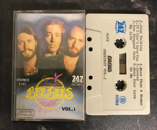 Bee Gees, Greatest Album, Vol 1, 747 BOOTLEG, 4182, Vintage Cassette Magretro