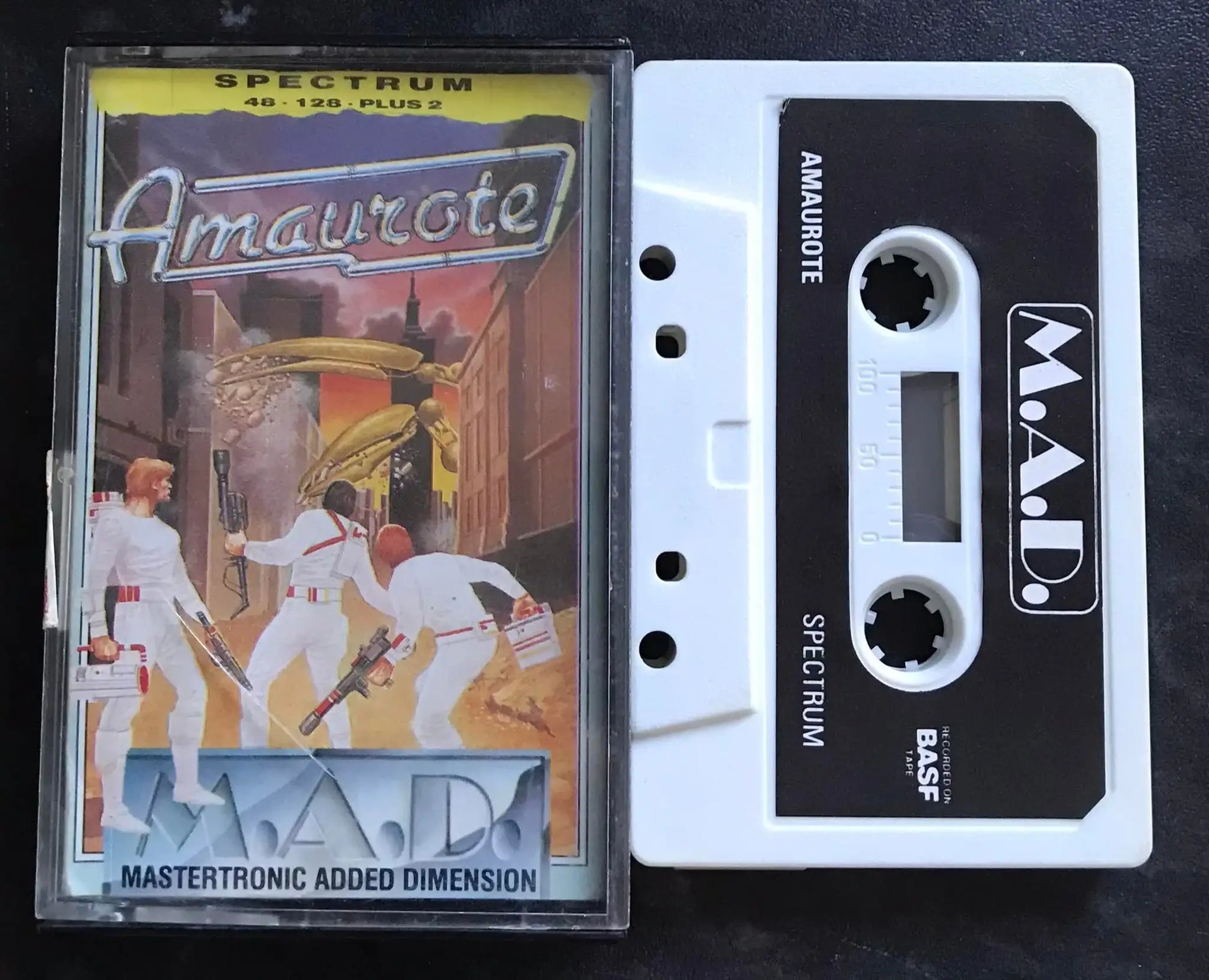 Amaurote by Mastertronic MAD, ZX Spectrum Game, Working Magretro
