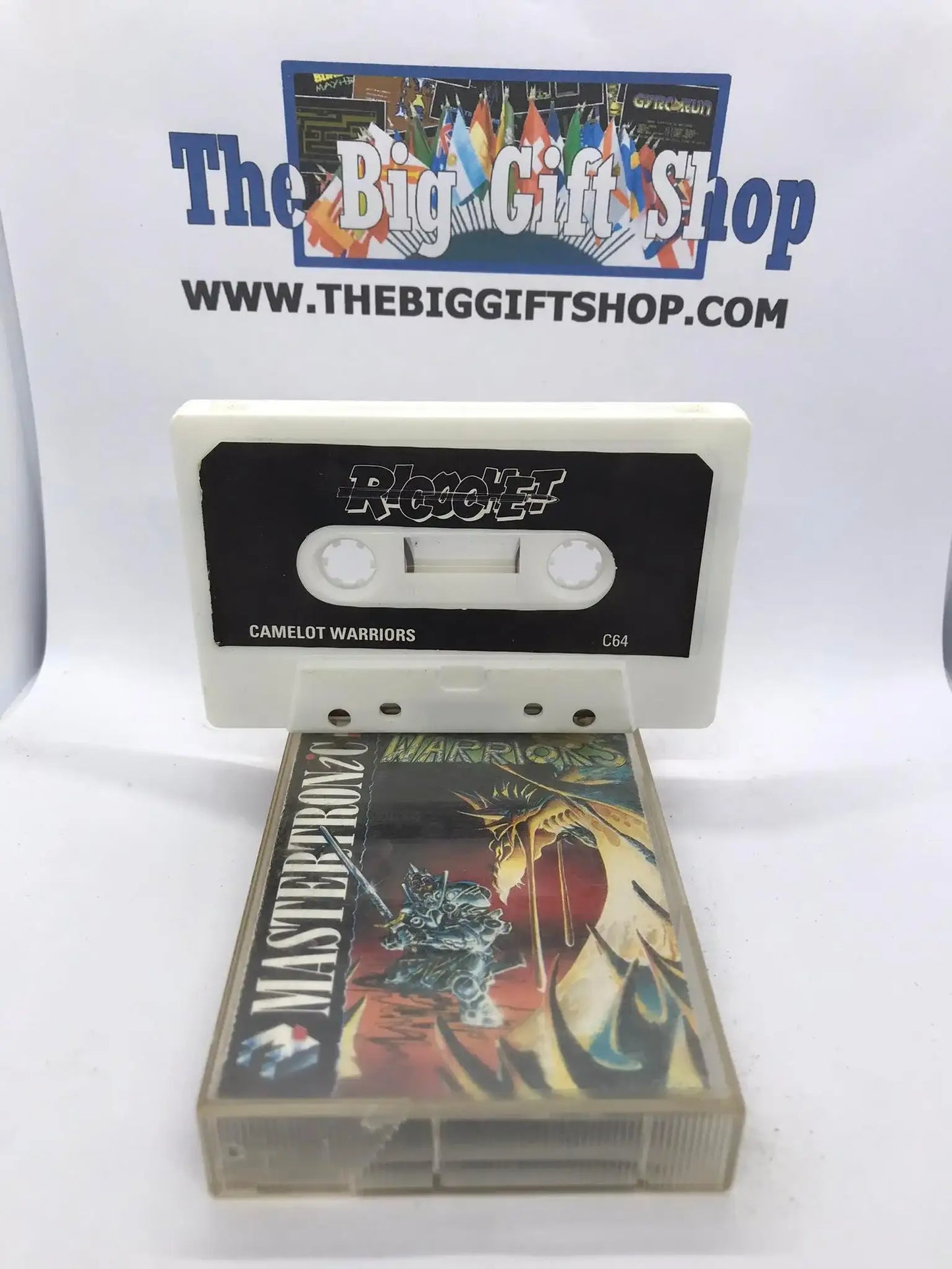Camelot Warriors, C64 Game, by Mastertronic (SUPER RARE), WORKING Magretro