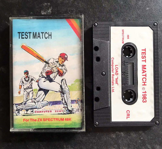 Test Match one day cricket, ZX Spectrum, by CRL, Working Magretro