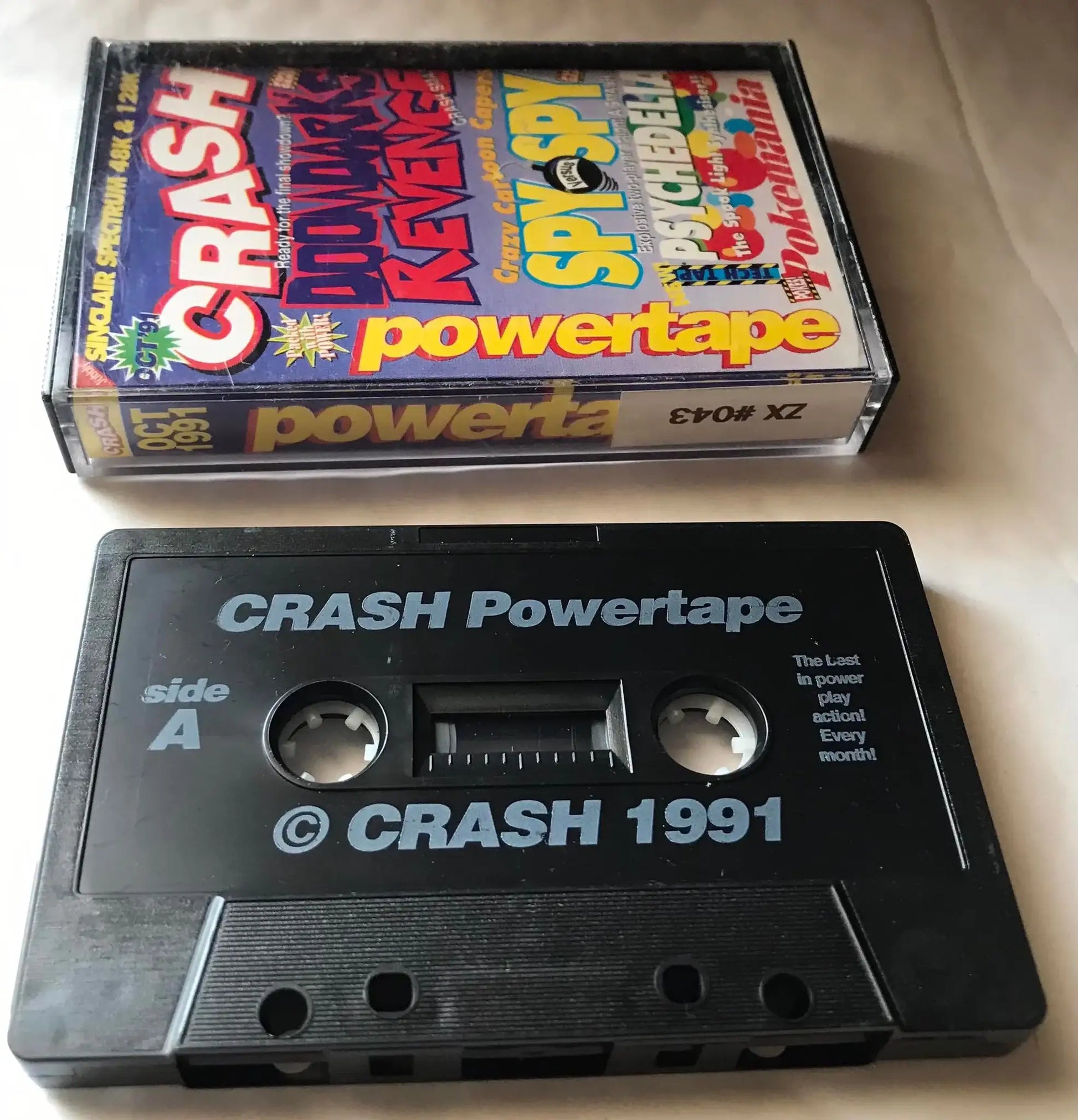 Crash, magazine Tape, Powertape, October 1991 Magretro