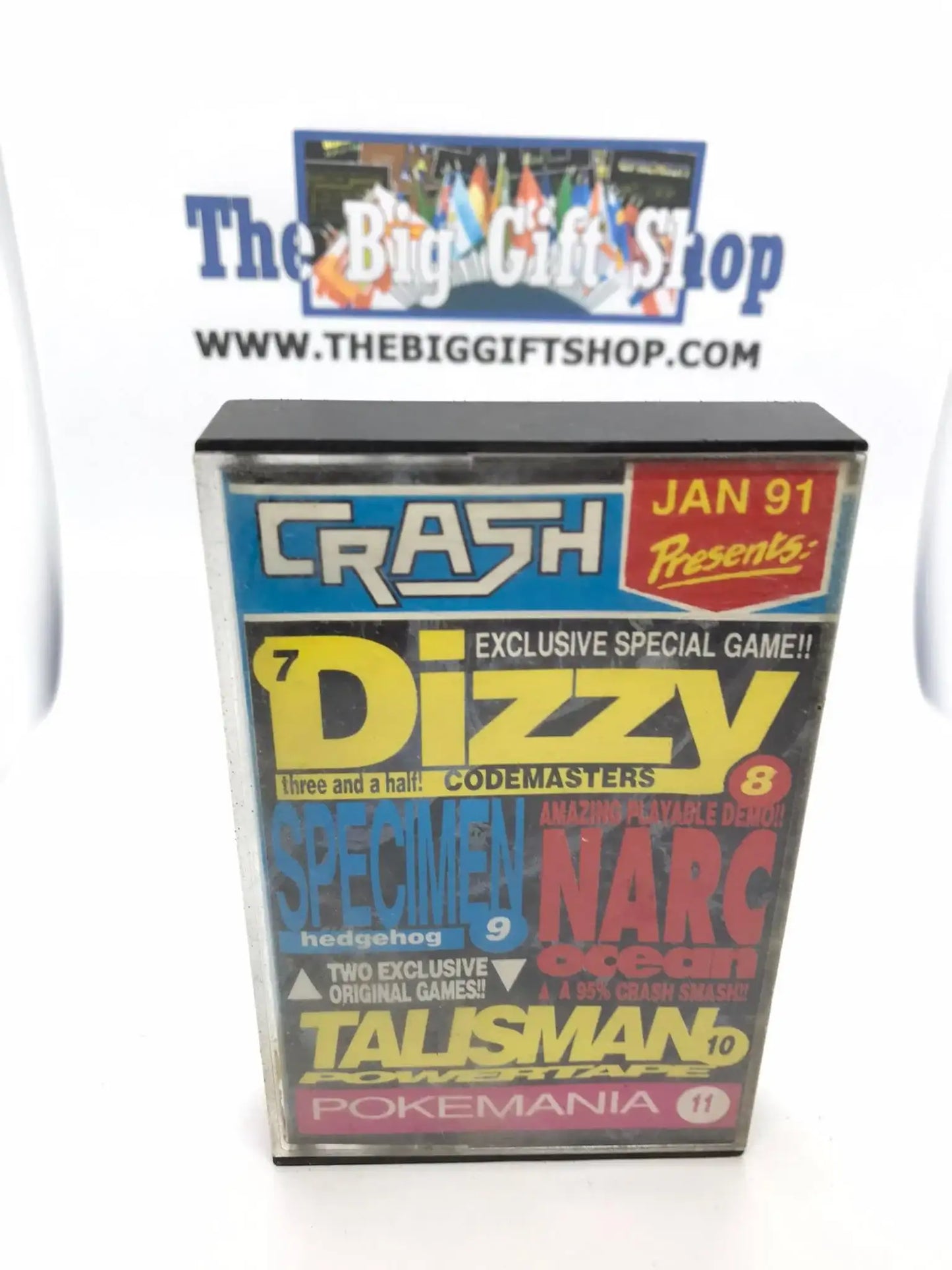 CRASH, Magazine tape January 1991 Tape Two, ZX Spectrum Magretro