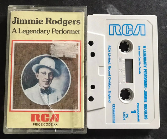 Jimmie Rodgers, A Legendary Performer, RCA, PK1-2504, Vintage Cassette Magretro