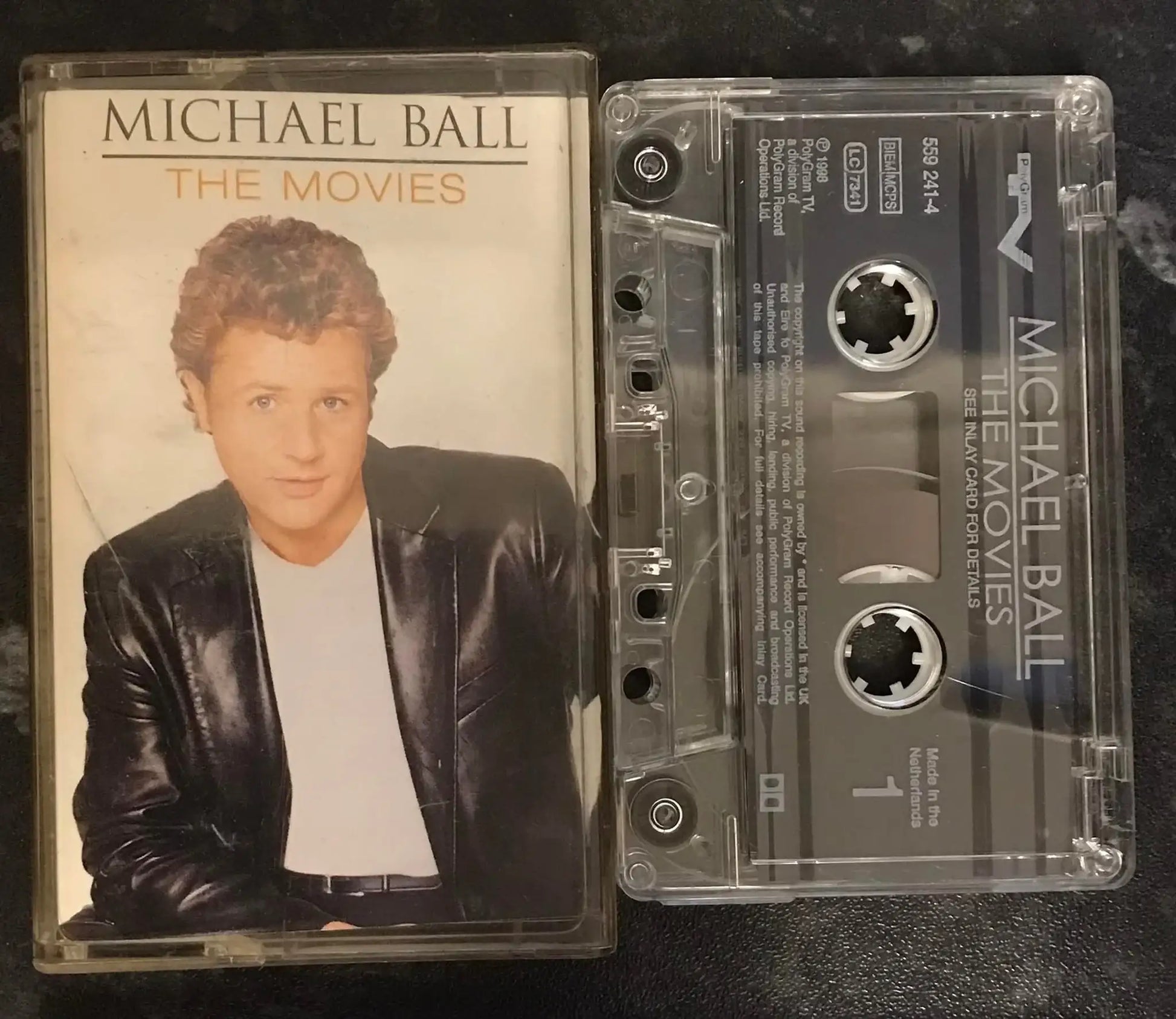 Michael Ball, The Movies Album, POLYGRAM, 559 241-4, Vintage Cassette Magretro