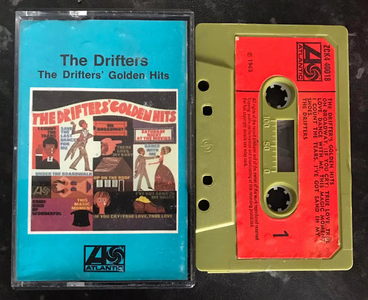 The Drifters' Golden Hits Album, Atlantic Records, ZCK4 40018, Vintage Cassette Magretro