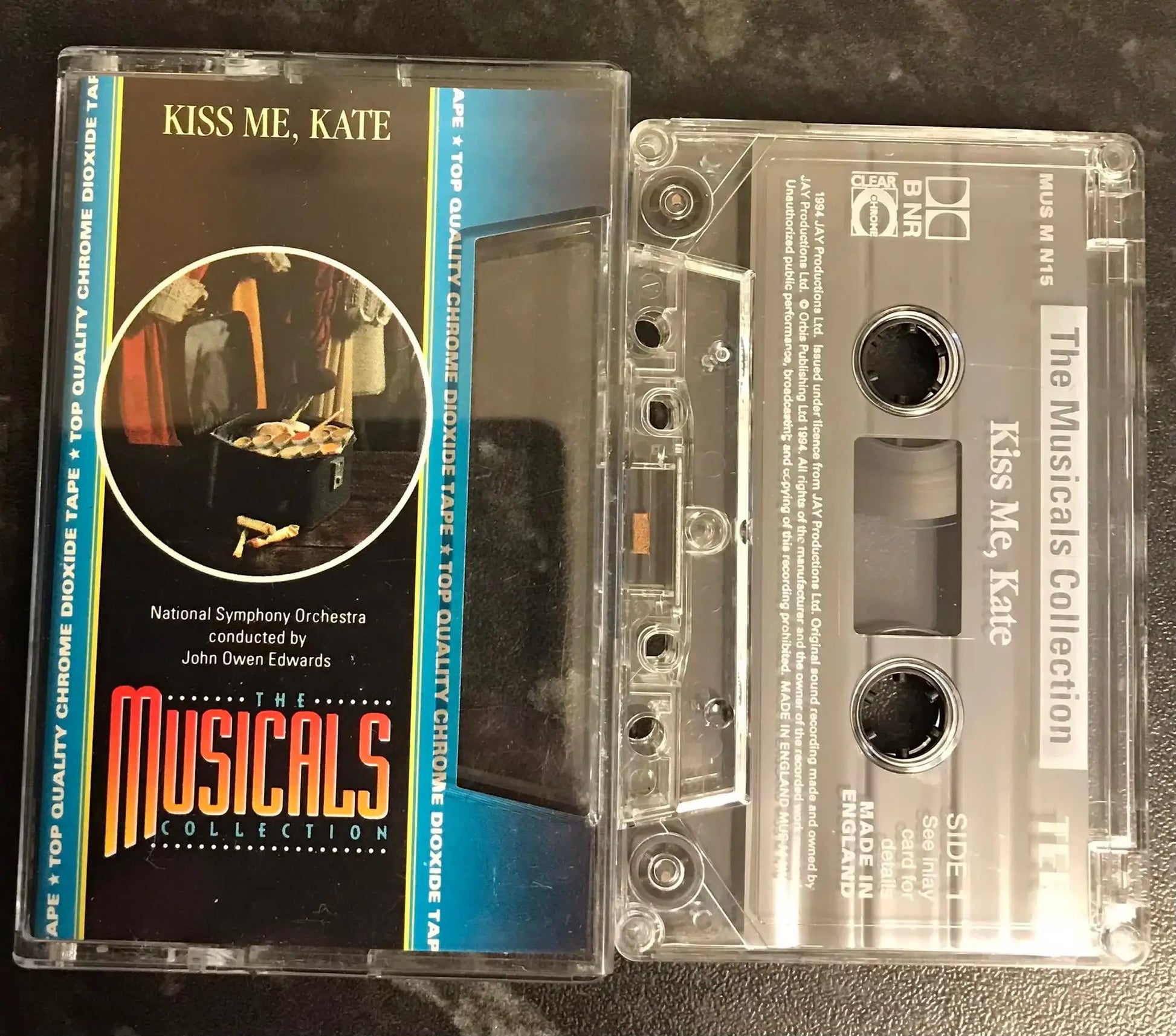 The Musicals Connection, no 15, Kiss Me Kate, MUS M N15, Vintage Cassette Magretro