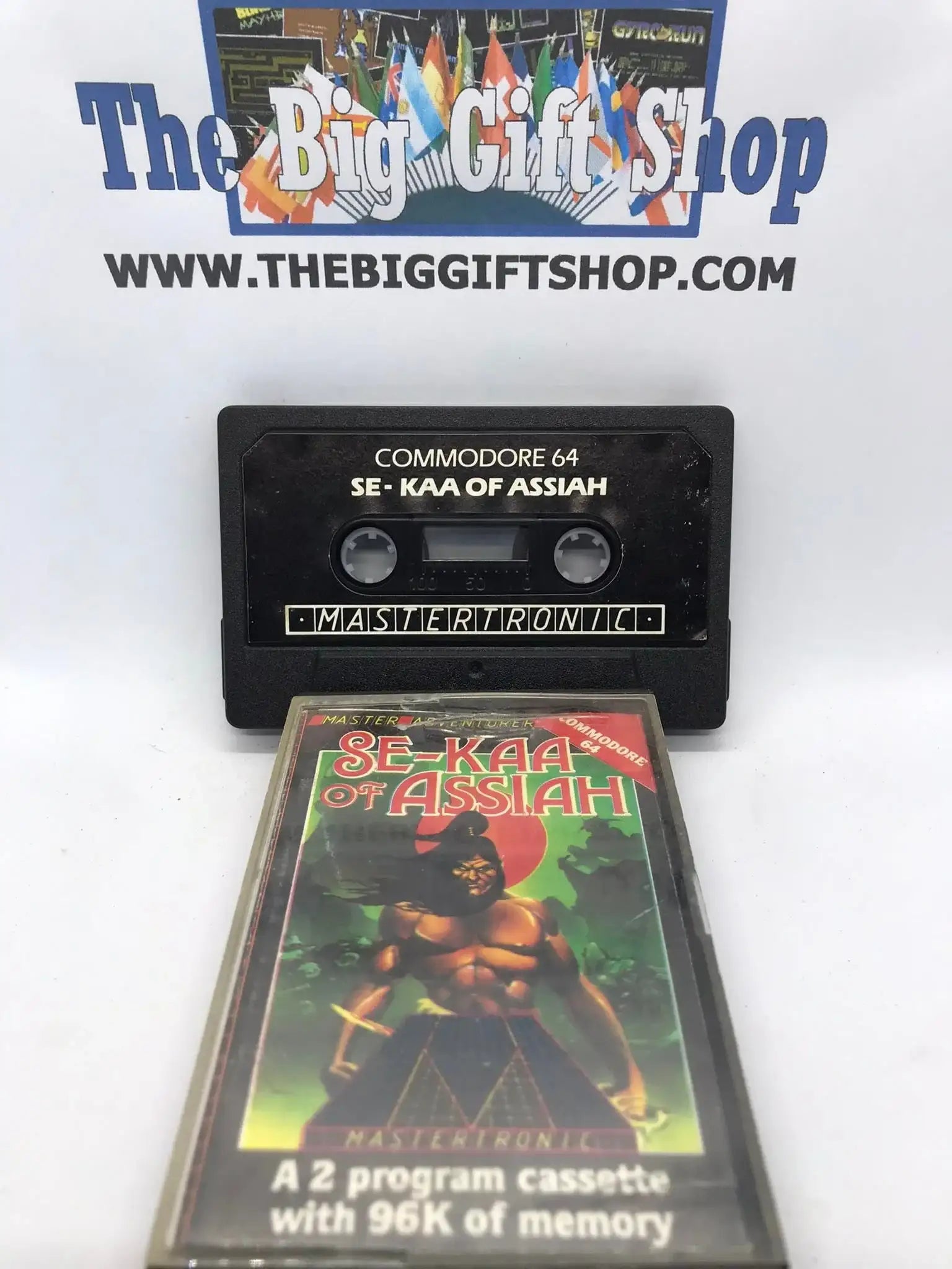 Se-Kaa of Assiah, C64 Game, Released by Mastertronic, WORKING Magretro