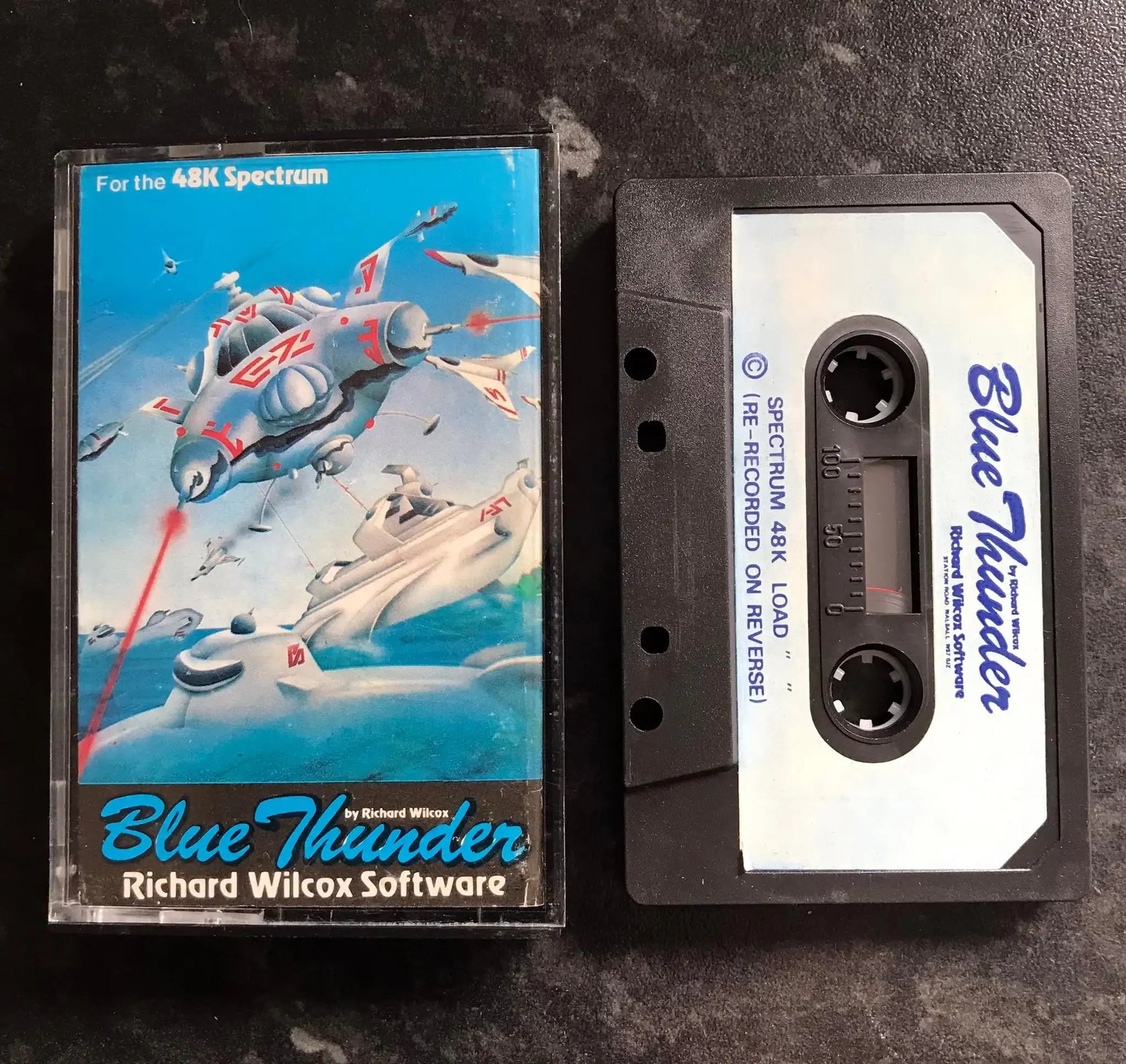 Blue Thunder (Working), ZX Spectrum, by Richard Wilcox Software Magretro