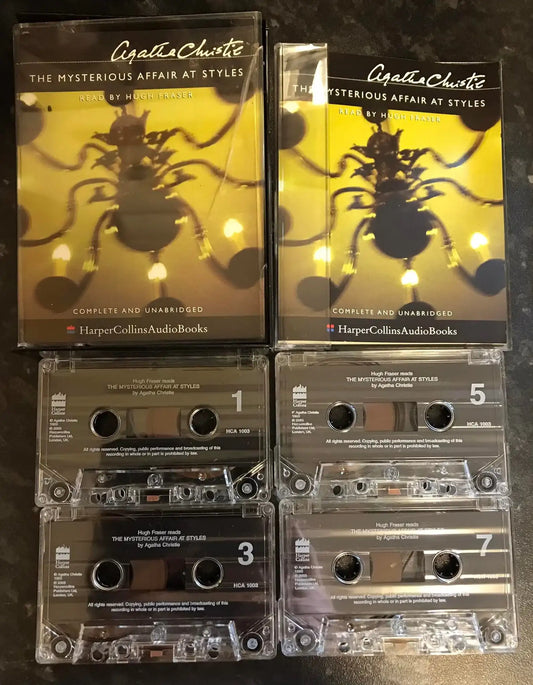 The Mysterious Affair At Styles Audiobook, Agatha Christie, HCA 1003 Magretro