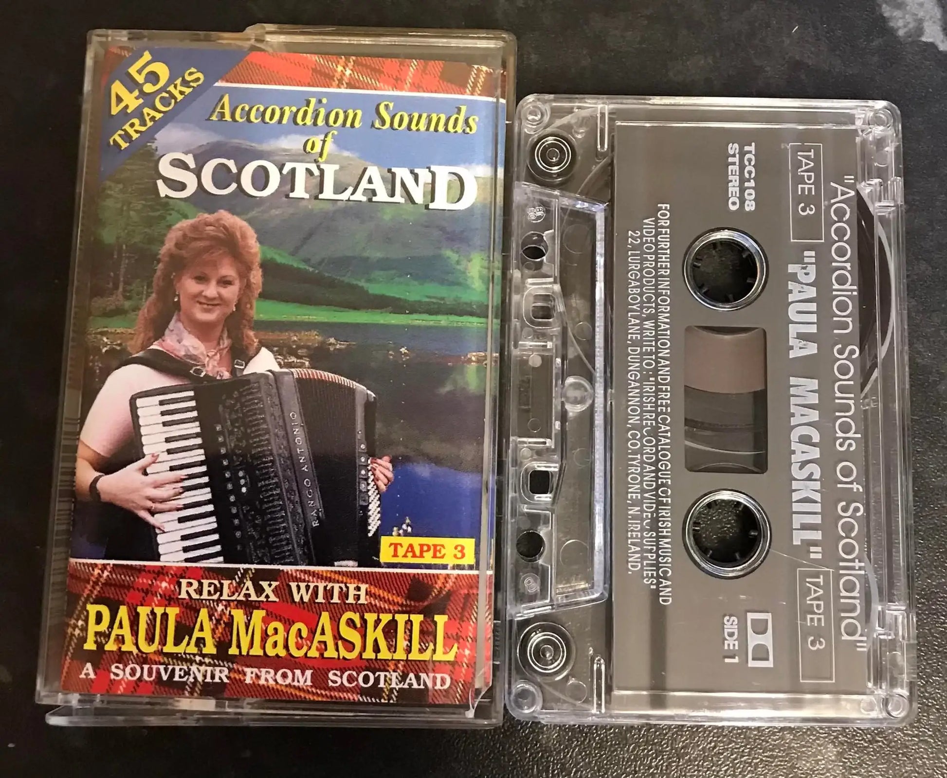Paula MacAskill, Accordion Sounds Of Scotland, Tape 3, tcc 108 Magretro