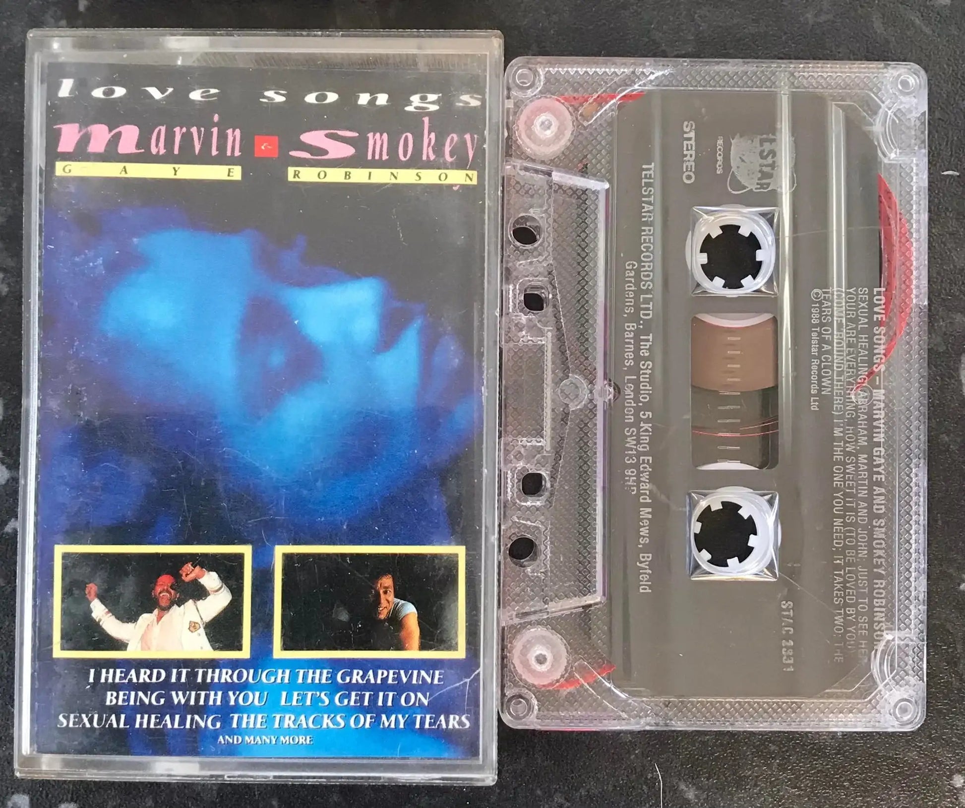 Love Songs Album, Marvin Gaye & Smokey Robinson, Telstar, STAC 2331 Magretro
