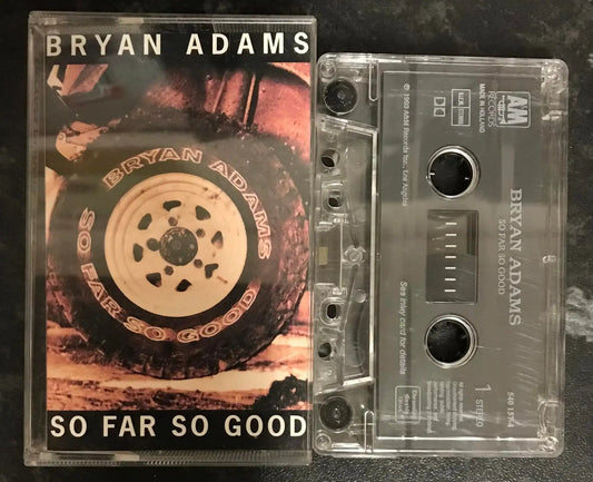 Bryan Adams, So Far So Good Album, A&M RECORDS, 540 157-4, Vintage Cassette Magretro