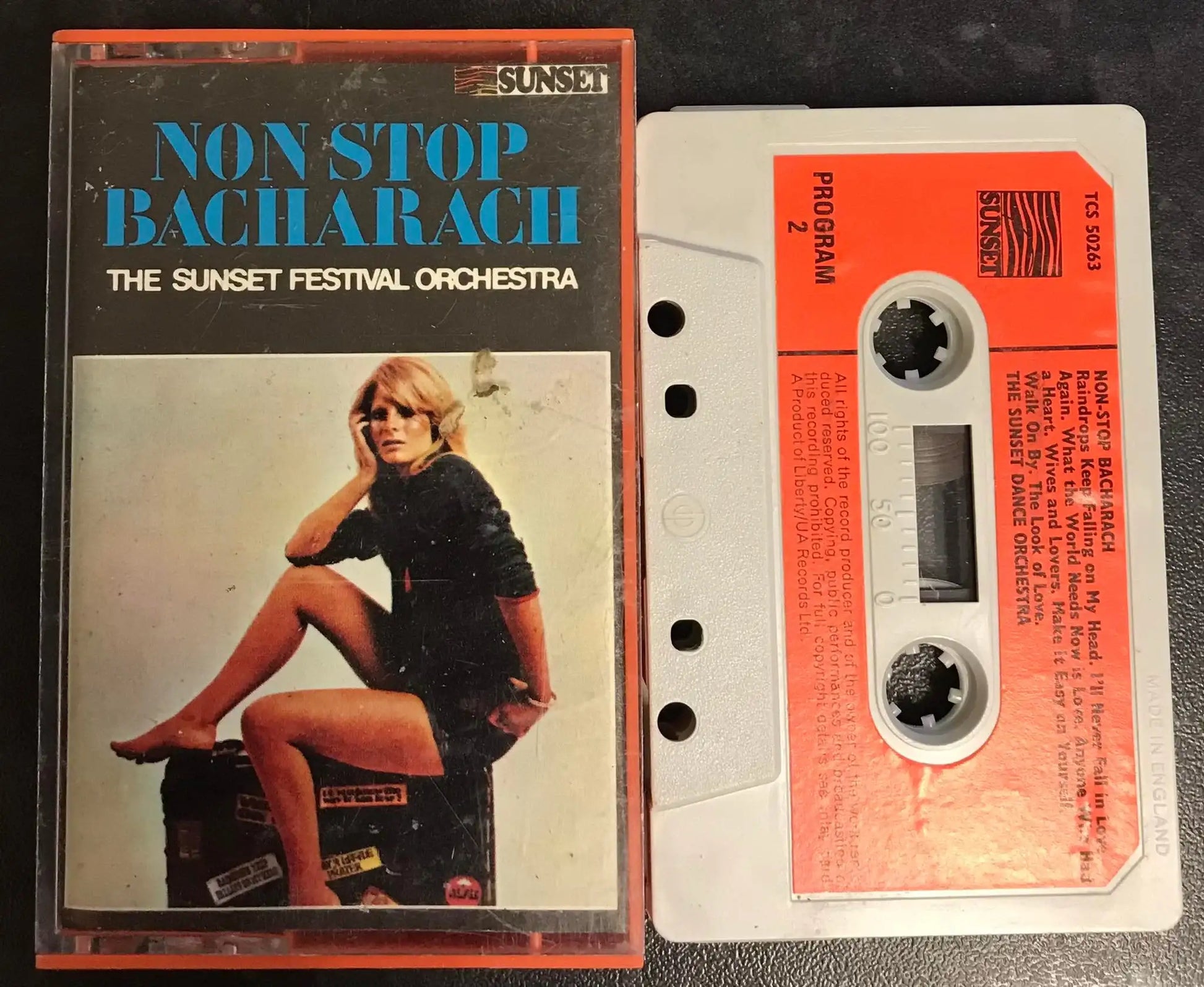 NonStop Bacharach, Sunset Festival Orchestra,(RARE), tcs 50263 Magretro
