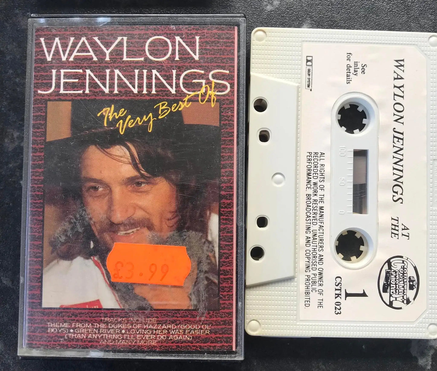 The Very Best of Waylon Jennings Album, Country Store Music Co. Inc, CSTK 023 Magretro