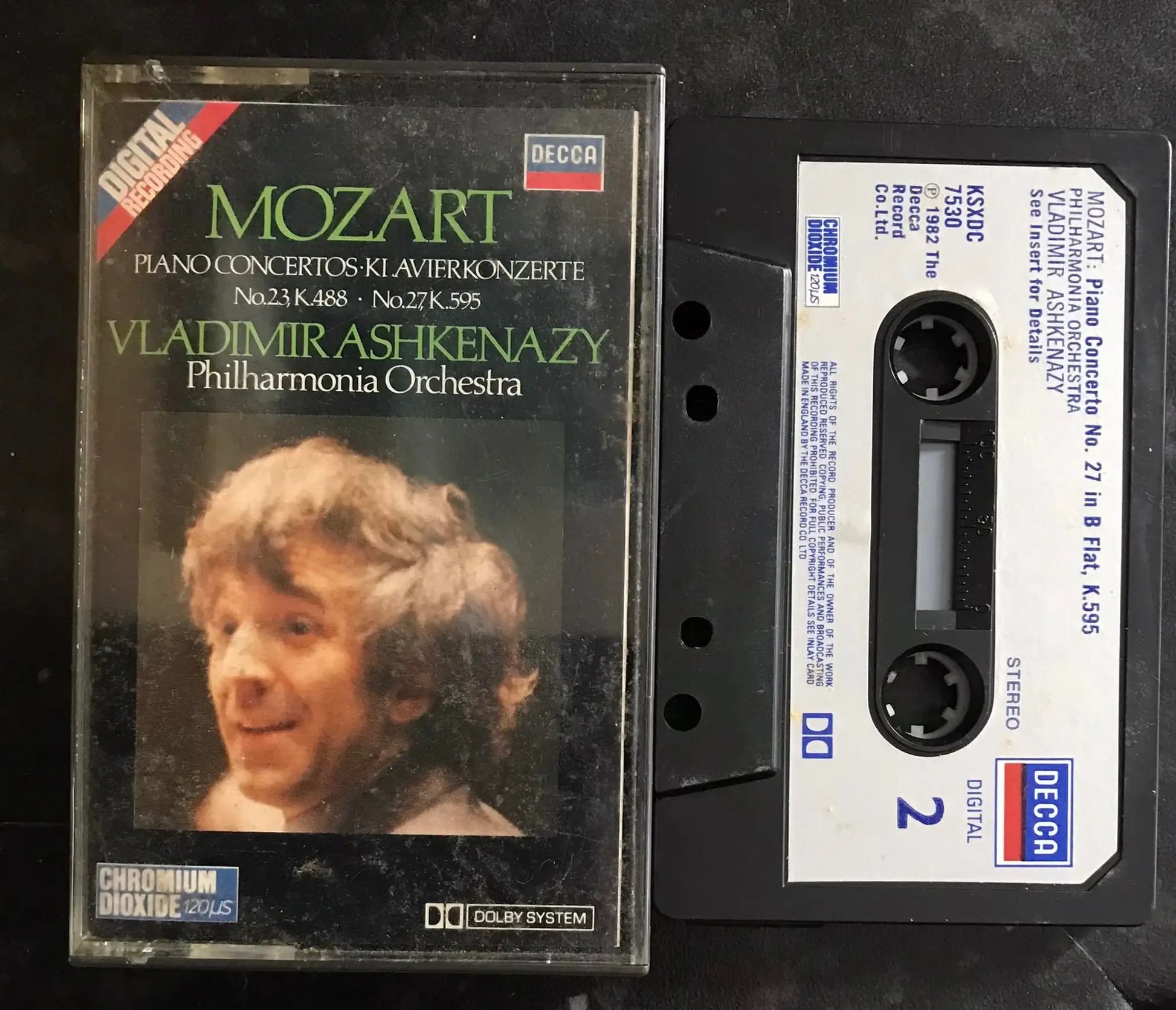 Mozart Piano Concerto, Vladimir Ashkenazy, Decca, KSXDC 7530 Magretro