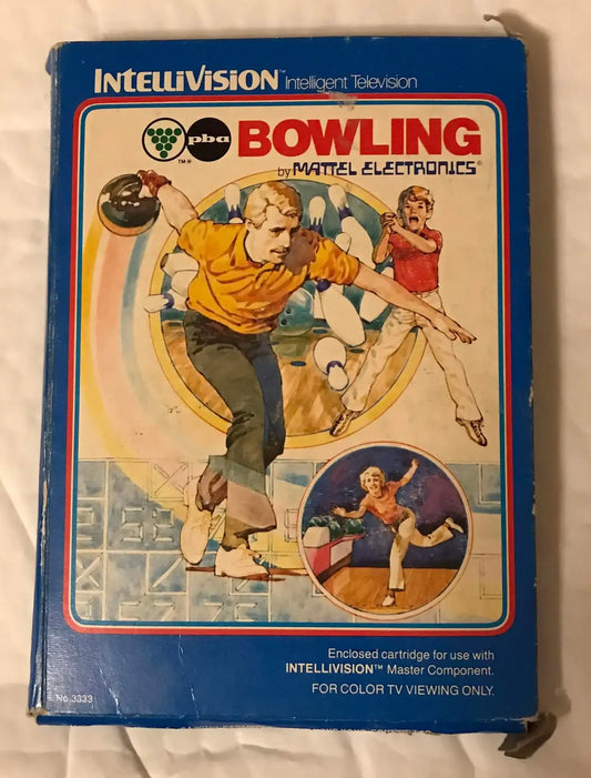 Intellivision game, bowling Magretro