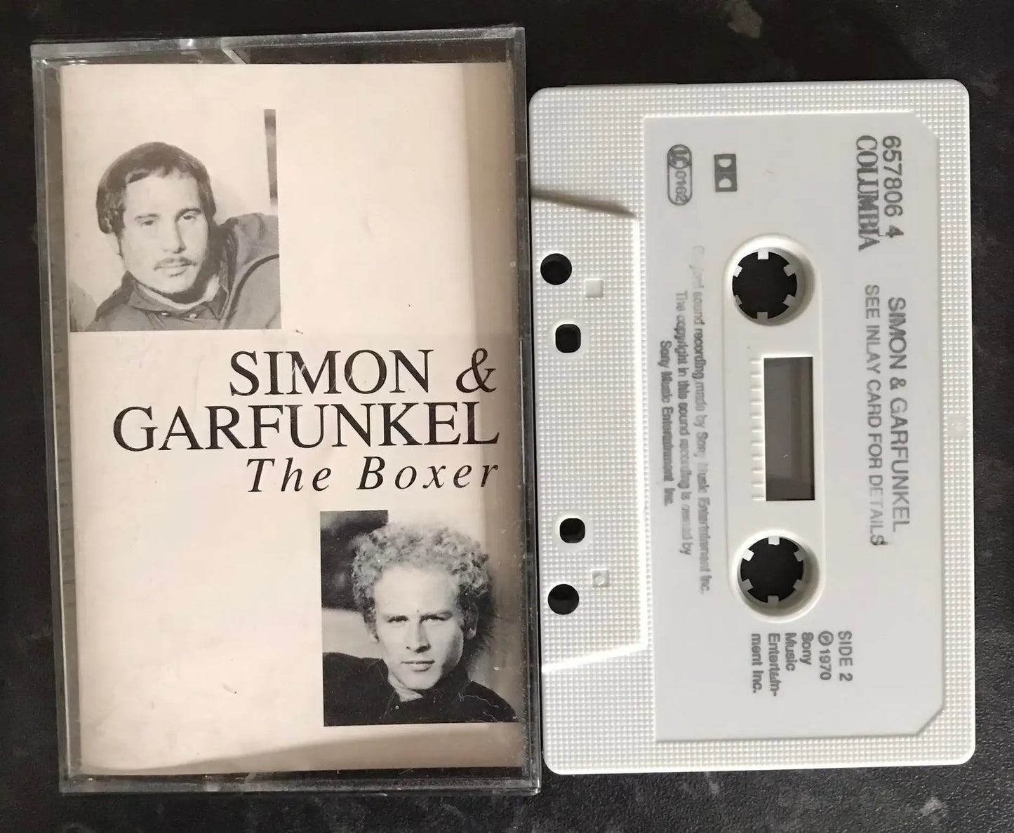 Simon & Garfunkel, The Boxer Single, RARE, Columbia, 657806 4, Vintage Cassette Magretro
