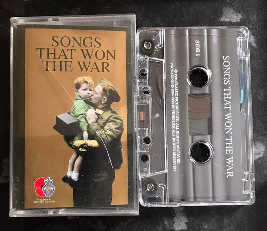 SONGS THAT WON THE WAR ALBUM, Royal British Legion, Vintage Cassette Magretro