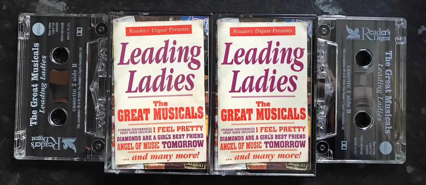 Leading ladies, The Great Musicals Twin Album, rdc 96191, Vintage Cassette Magretro