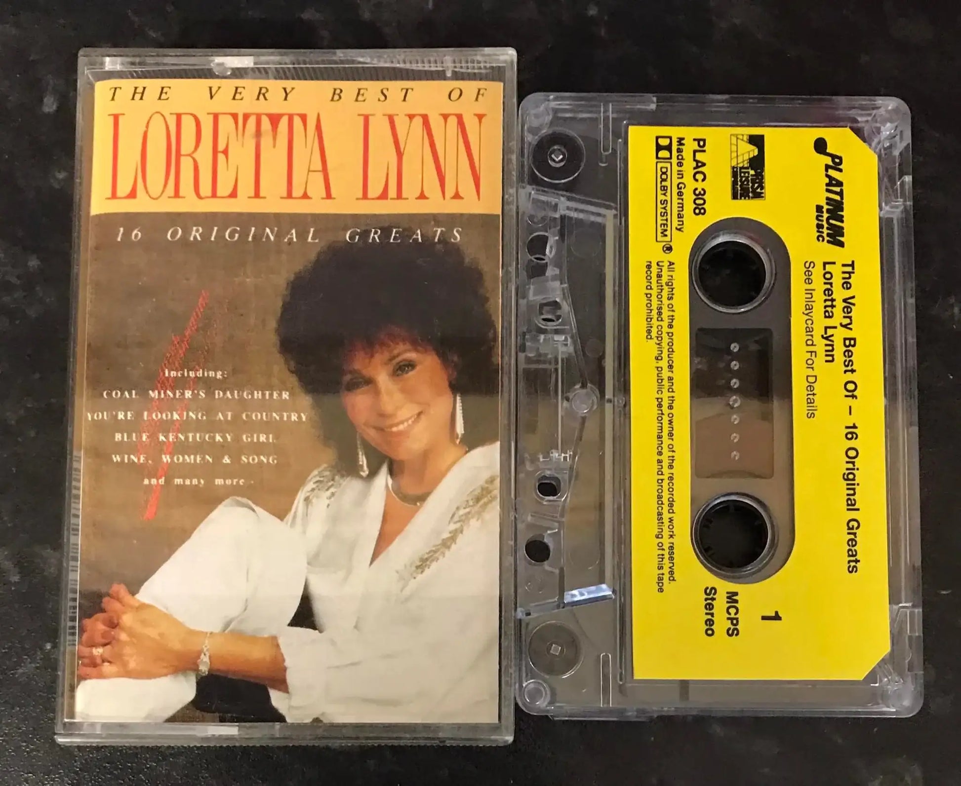 The Very Best of Loretta Lynn, 16 Original Hits, Platinum Music, PLAC 308 Magretro