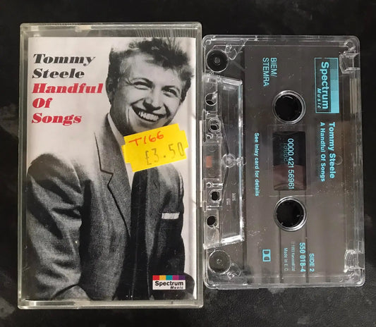 Tommy Steele, Handful Of Songs Album, 5500184, Spectrum Music, Vintage Cassette Magretro
