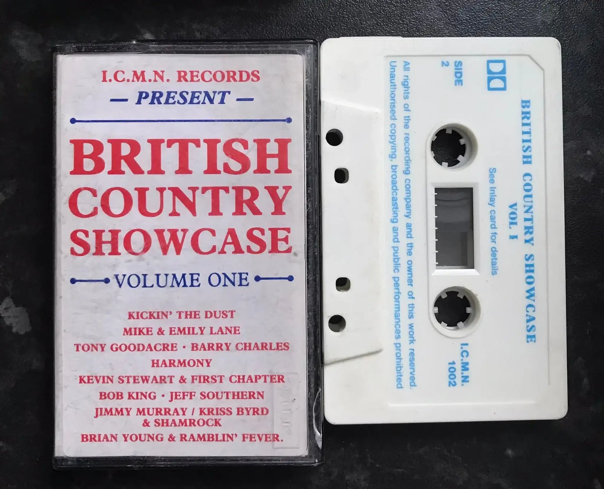 British Country Showcase Album, Volume One, I.C.M.N.1002, Vintage Cassette Magretro