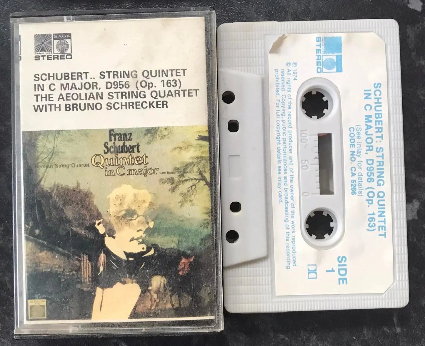 Franz Schubert Quintet in C Major, D956, Aeolian String Quartet, ca 5266 Magretro
