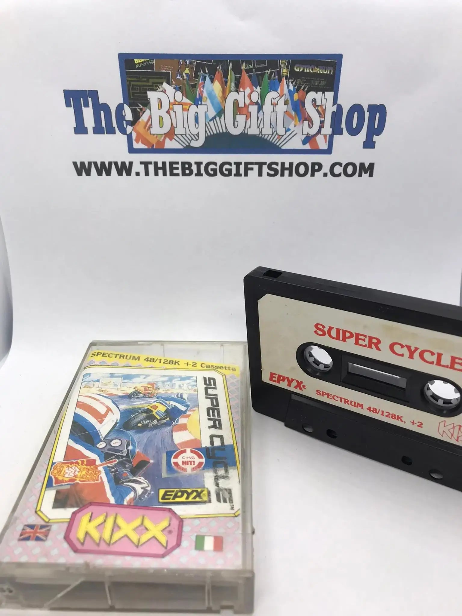 Super Cycle (Kixx) (Tested Working), ZX Spectrum, Released by Kixx Magretro