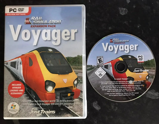 Train Simulator, Voyager Expansion, Just Trains, PC Game Magretro