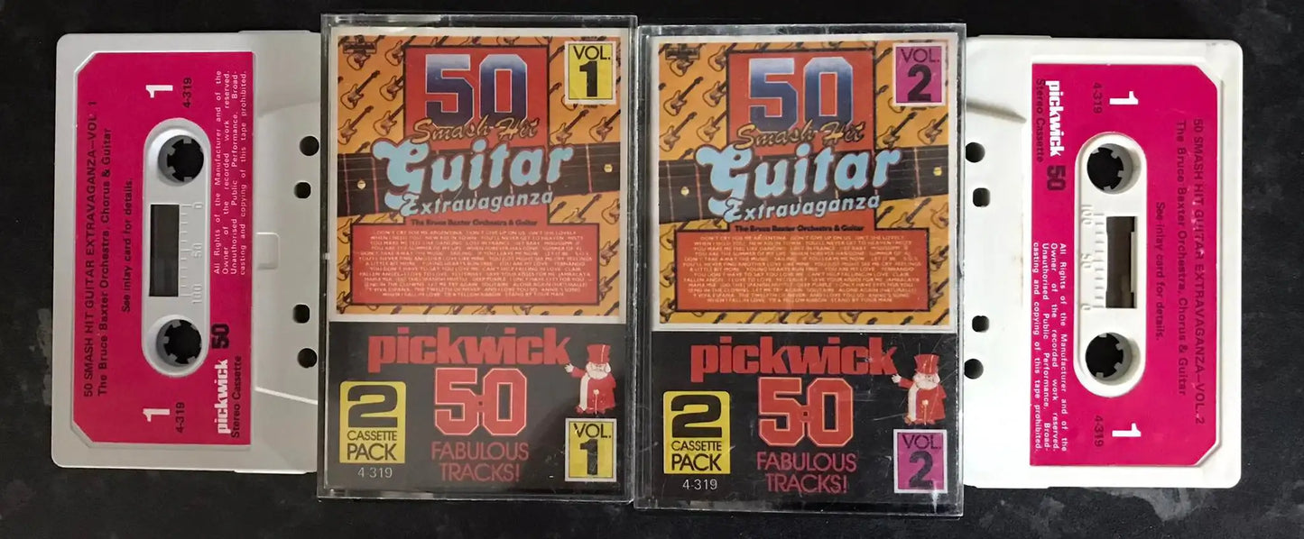 50 Smash Hit Guitar Extravaganza Vol 1 and 2, Pickwick International, 4-319 Magretro