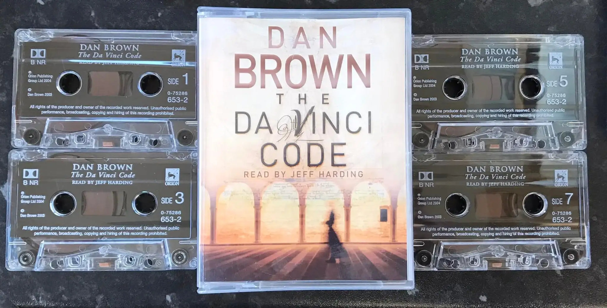 The Da Vinci Code Audiobook, Dan Brown, Vintage Cassette Magretro