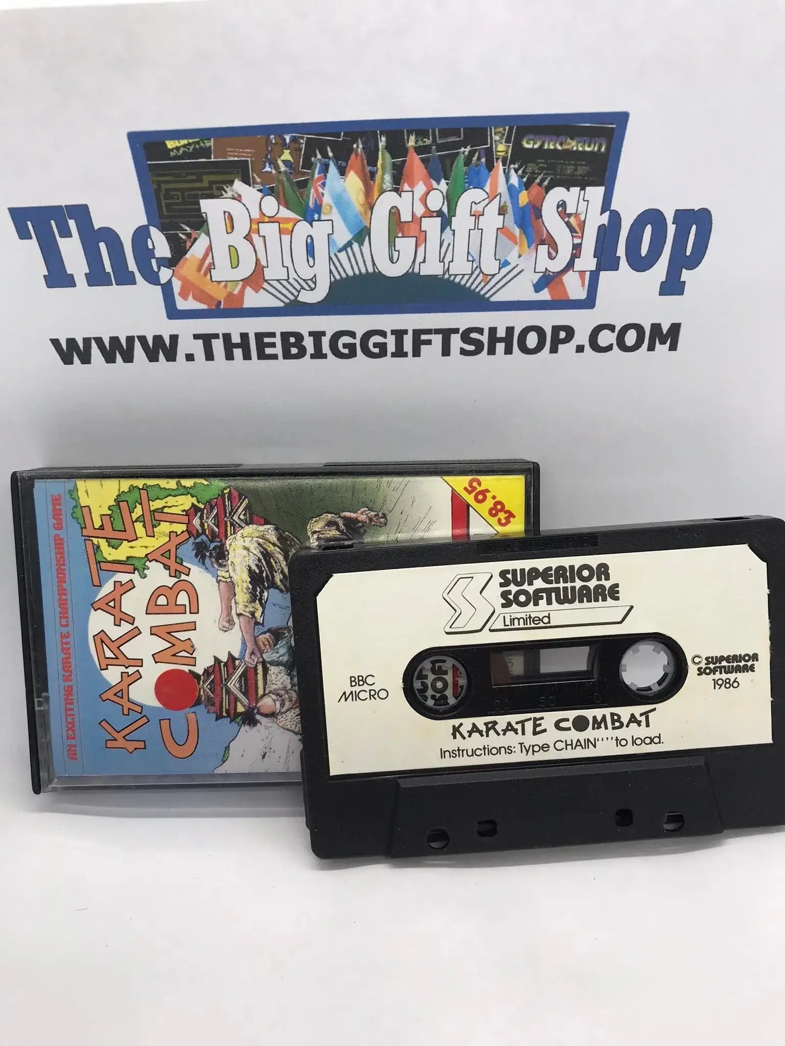 Karate Combat, Acorn Electron, Released by Superior Software Magretro