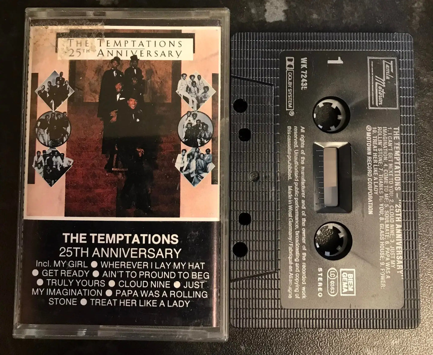 The Temptations, 25th Anniversary Album, Tamla Motown, WK 72435 Magretro
