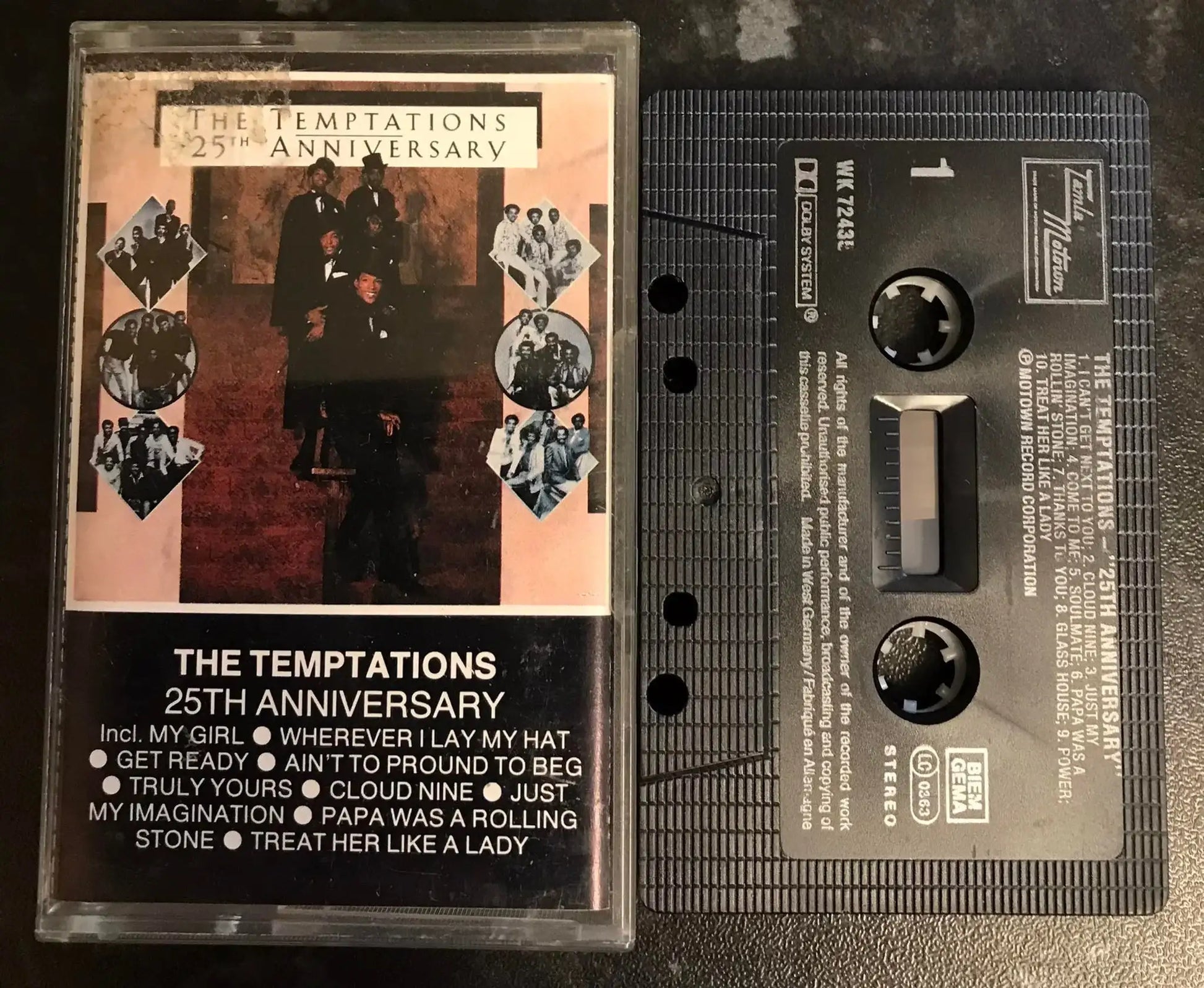 The Temptations, 25th Anniversary Album, Tamla Motown, WK 72435 Magretro