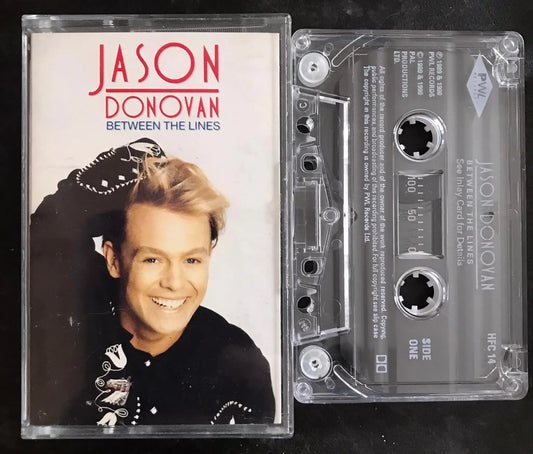Jason Donovan, Between The Lines Album, PWL Records, HFC 14, Vintage Cassette Magretro