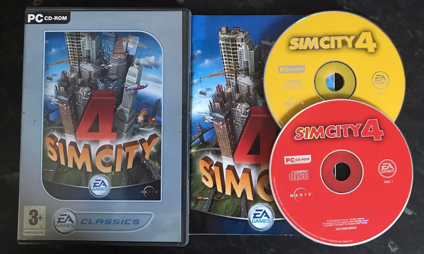 SimCity 4, EA Classics, PC Game Magretro