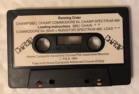 CHAMP, Assembler For ZX Spectrum Computer, BBC Computer and Commodore 64 Magretro