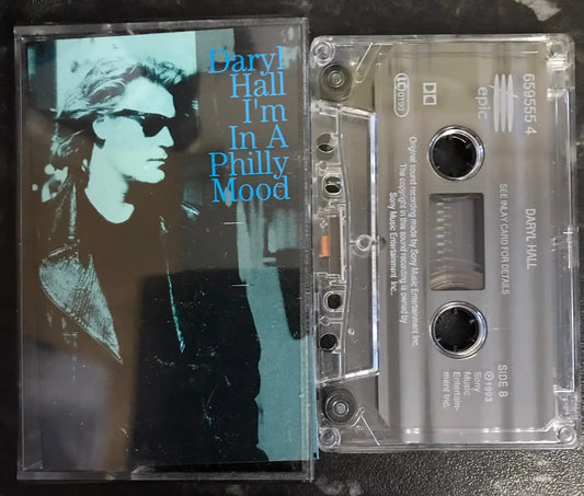Daryl Hall, I'm In A Philly Mood Single, Epic, 659555 4, Vintage Cassette Magretro